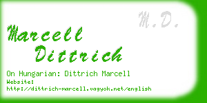 marcell dittrich business card